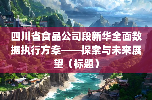 四川省食品公司段新华全面数据执行方案——探索与未来展望（标题）