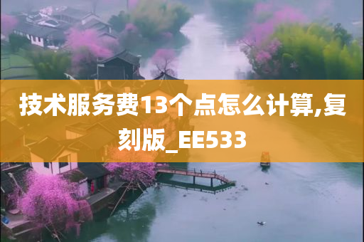 技术服务费13个点怎么计算,复刻版_EE533