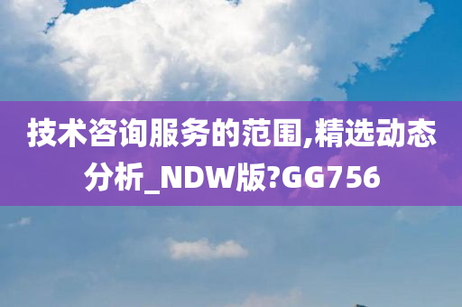 技术咨询服务的范围,精选动态分析_NDW版?GG756