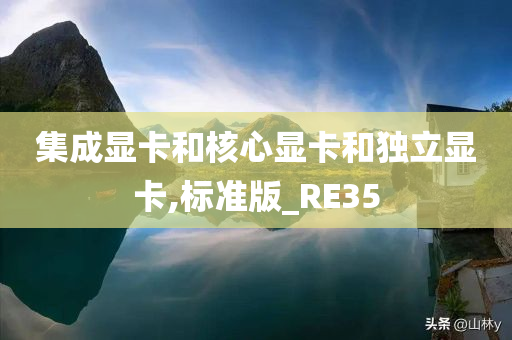 集成显卡和核心显卡和独立显卡,标准版_RE35