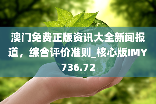 澳门免费正版资讯大全新闻报道，综合评价准则_核心版IMY736.72