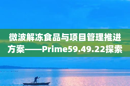 微波解冻食品与项目管理推进方案——Prime59.49.22探索