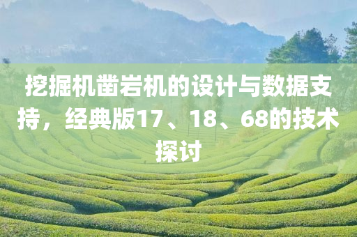 挖掘机凿岩机的设计与数据支持，经典版17、18、68的技术探讨