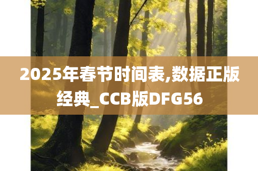 2025年春节时间表,数据正版经典_CCB版DFG56