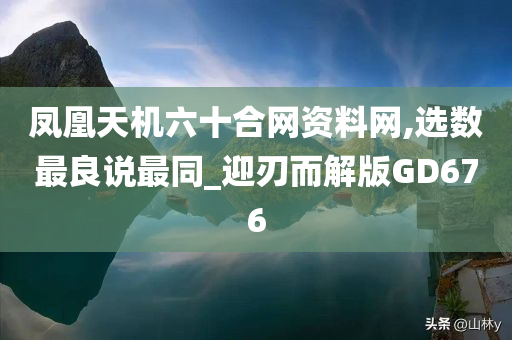 凤凰天机六十合网资料网,选数最良说最同_迎刃而解版GD676