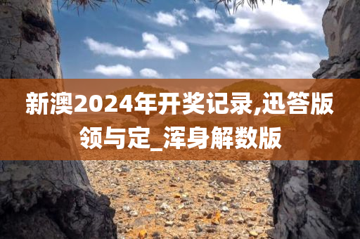 新澳2024年开奖记录,迅答版领与定_浑身解数版