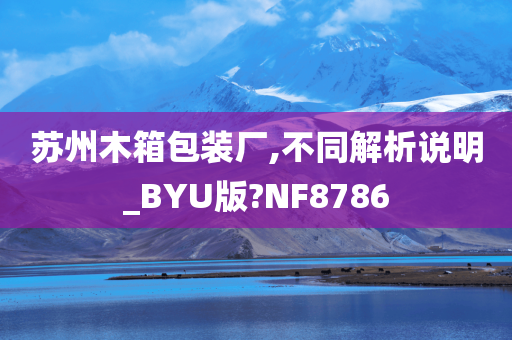 苏州木箱包装厂,不同解析说明_BYU版?NF8786