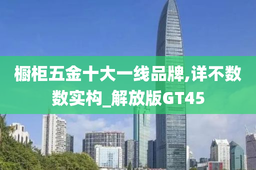 橱柜五金十大一线品牌,详不数数实构_解放版GT45