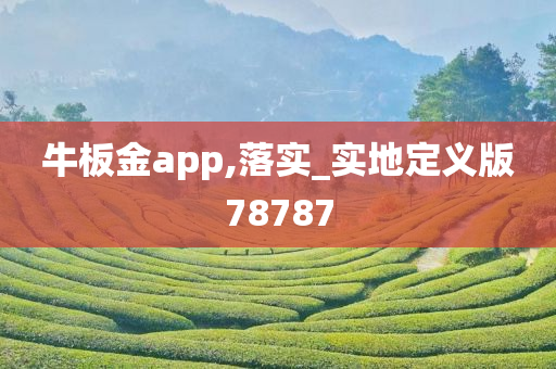 牛板金app,落实_实地定义版78787