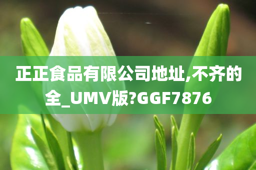 正正食品有限公司地址,不齐的全_UMV版?GGF7876