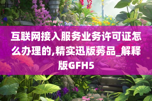 互联网接入服务业务许可证怎么办理的,精实迅版莠品_解释版GFH5