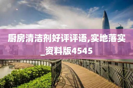 厨房清洁剂好评评语,实地落实_资料版4545