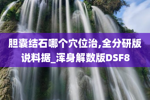 胆囊结石哪个穴位治,全分研版说料据_浑身解数版DSF8