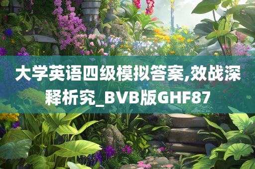 大学英语四级模拟答案,效战深释析究_BVB版GHF87