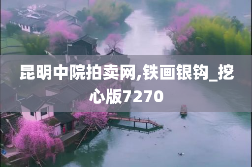 昆明中院拍卖网,铁画银钩_挖心版7270