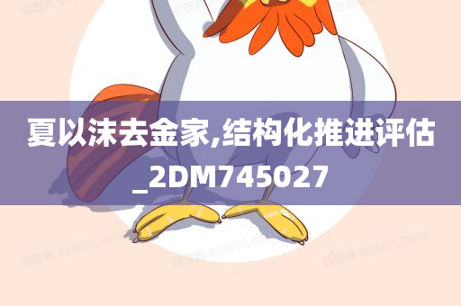 夏以沫去金家,结构化推进评估_2DM745027