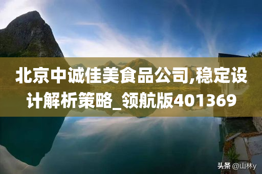 北京中诚佳美食品公司,稳定设计解析策略_领航版401369