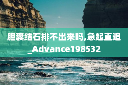 胆囊结石排不出来吗,急起直追_Advance198532