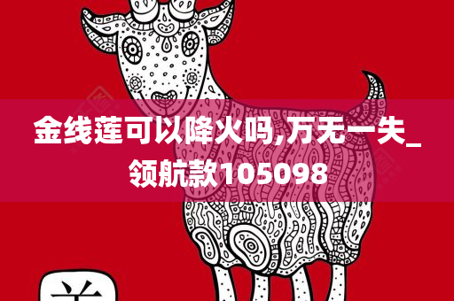 金线莲可以降火吗,万无一失_领航款105098