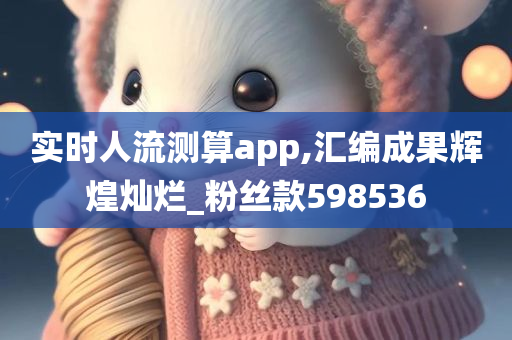 实时人流测算app,汇编成果辉煌灿烂_粉丝款598536