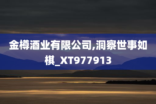 金樽酒业有限公司,洞察世事如棋_XT977913