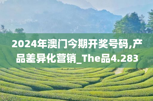 2024年澳门今期开奖号码,产品差异化营销_The品4.283