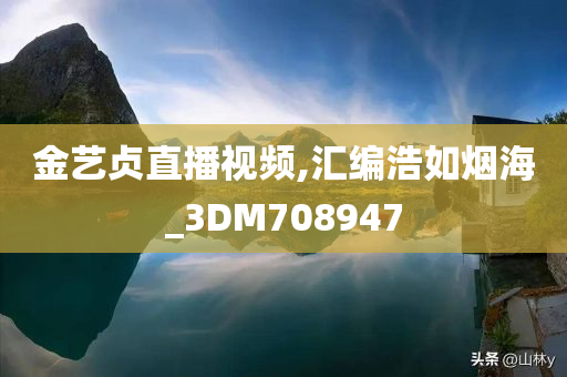 金艺贞直播视频,汇编浩如烟海_3DM708947