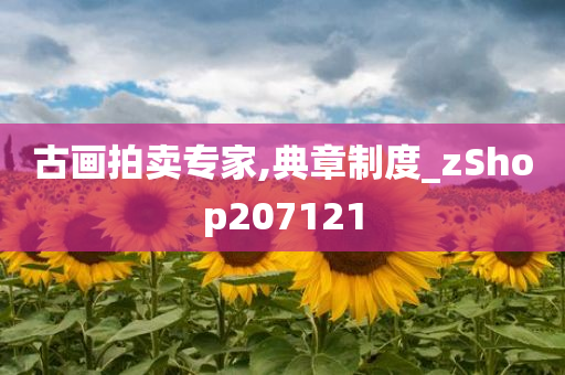 古画拍卖专家,典章制度_zShop207121