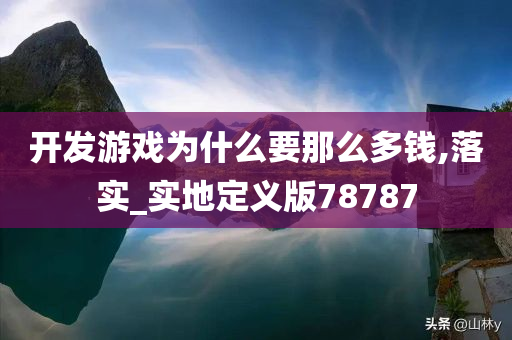 开发游戏为什么要那么多钱,落实_实地定义版78787