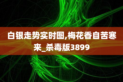 白银走势实时图,梅花香自苦寒来_杀毒版3899