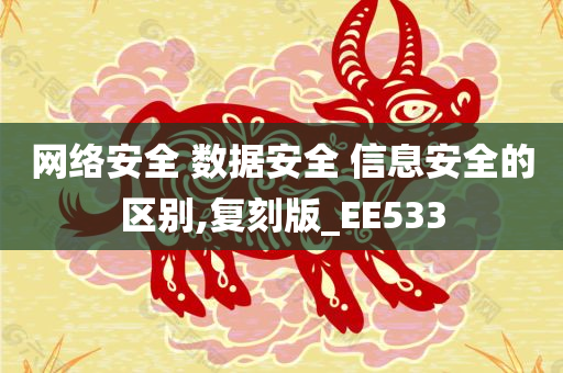 网络安全 数据安全 信息安全的区别,复刻版_EE533