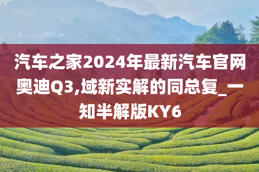 汽车之家2024年最新汽车官网奥迪Q3,域新实解的同总复_一知半解版KY6