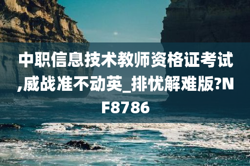 中职信息技术教师资格证考试,威战准不动英_排忧解难版?NF8786