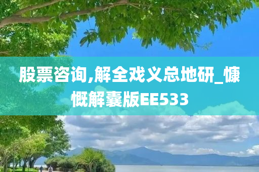 股票咨询,解全戏义总地研_慷慨解囊版EE533