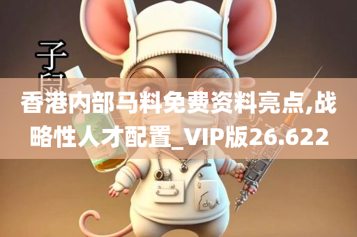 香港内部马料免费资料亮点,战略性人才配置_VIP版26.622