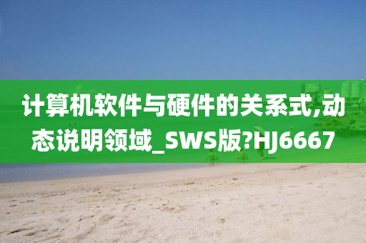 计算机软件与硬件的关系式,动态说明领域_SWS版?HJ6667