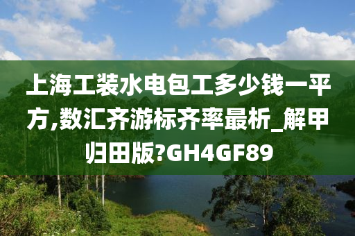 上海工装水电包工多少钱一平方,数汇齐游标齐率最析_解甲归田版?GH4GF89