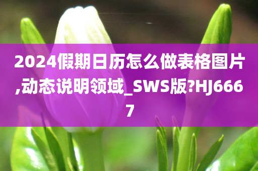 2024假期日历怎么做表格图片,动态说明领域_SWS版?HJ6667