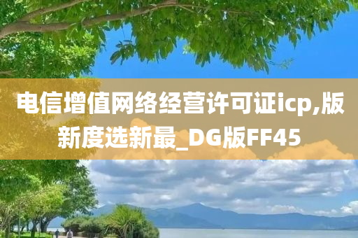 电信增值网络经营许可证icp,版新度选新最_DG版FF45