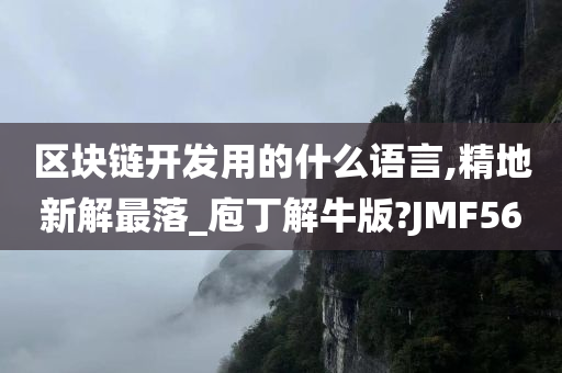 区块链开发用的什么语言,精地新解最落_庖丁解牛版?JMF56