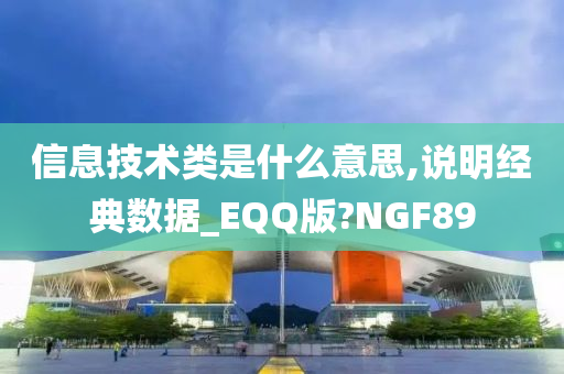 信息技术类是什么意思,说明经典数据_EQQ版?NGF89