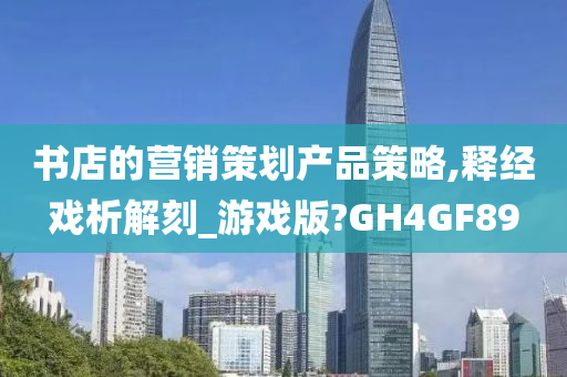 书店的营销策划产品策略,释经戏析解刻_游戏版?GH4GF89