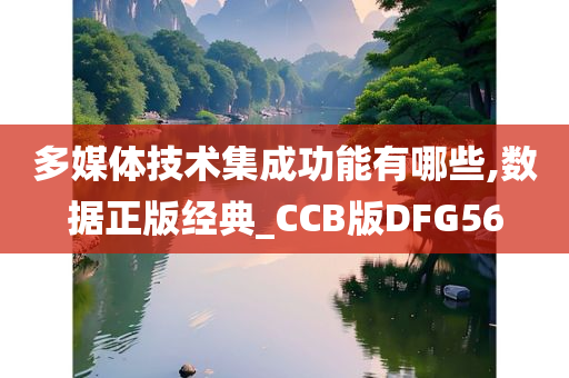 多媒体技术集成功能有哪些,数据正版经典_CCB版DFG56