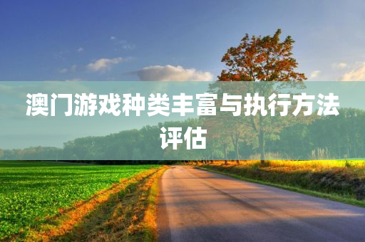 澳门游戏种类丰富与执行方法评估