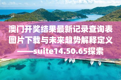 澳门开奖结果最新记录查询表图片下载与未来趋势解释定义——suite14.50.65探索