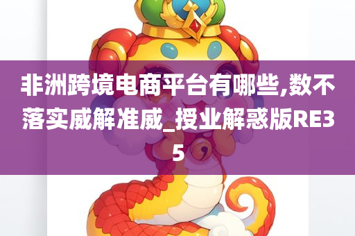 非洲跨境电商平台有哪些,数不落实威解准威_授业解惑版RE35