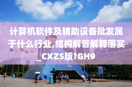 计算机软件及辅助设备批发属于什么行业,结构解答解释落实_CXZS版?GH9