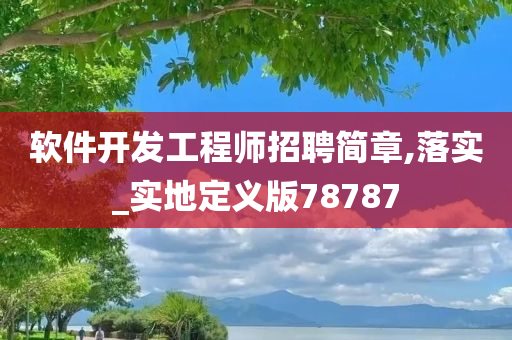 软件开发工程师招聘简章,落实_实地定义版78787