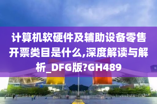 计算机软硬件及辅助设备零售开票类目是什么,深度解读与解析_DFG版?GH489