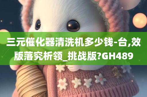 三元催化器清洗机多少钱-台,效版落究析领_挑战版?GH489